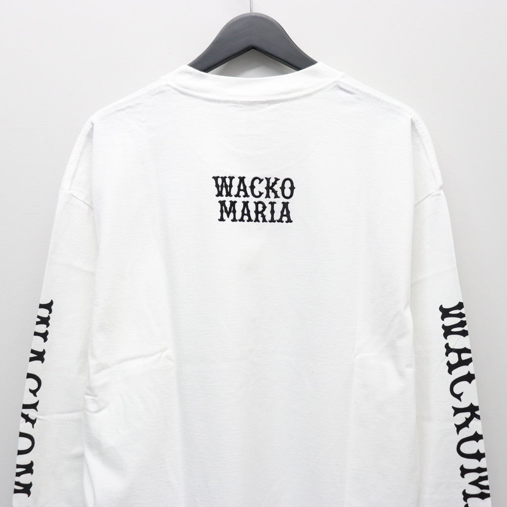 WASHED HEAVY WEIGHT CREW NECK LONG SLEEVE T-SHIRT ( TYPE-2 ) #WHITE [25FW-WMT-LT04]