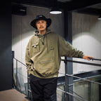 Chaos Fishing Club | 晚間咬鉤連帽衫 #橄欖綠 [25SS-CFC05]