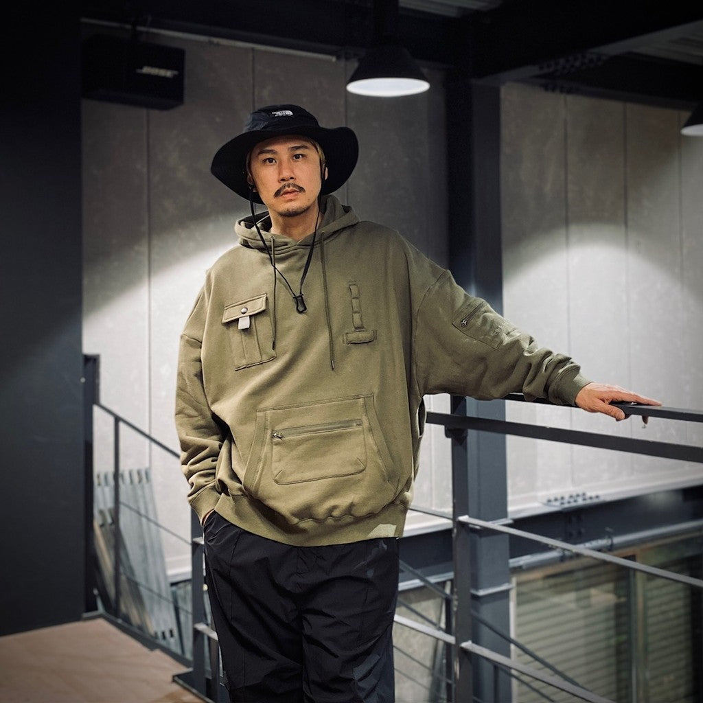 Chaos Fishing Club | 晚間咬鉤連帽衫 #橄欖綠 [25SS-CFC05]