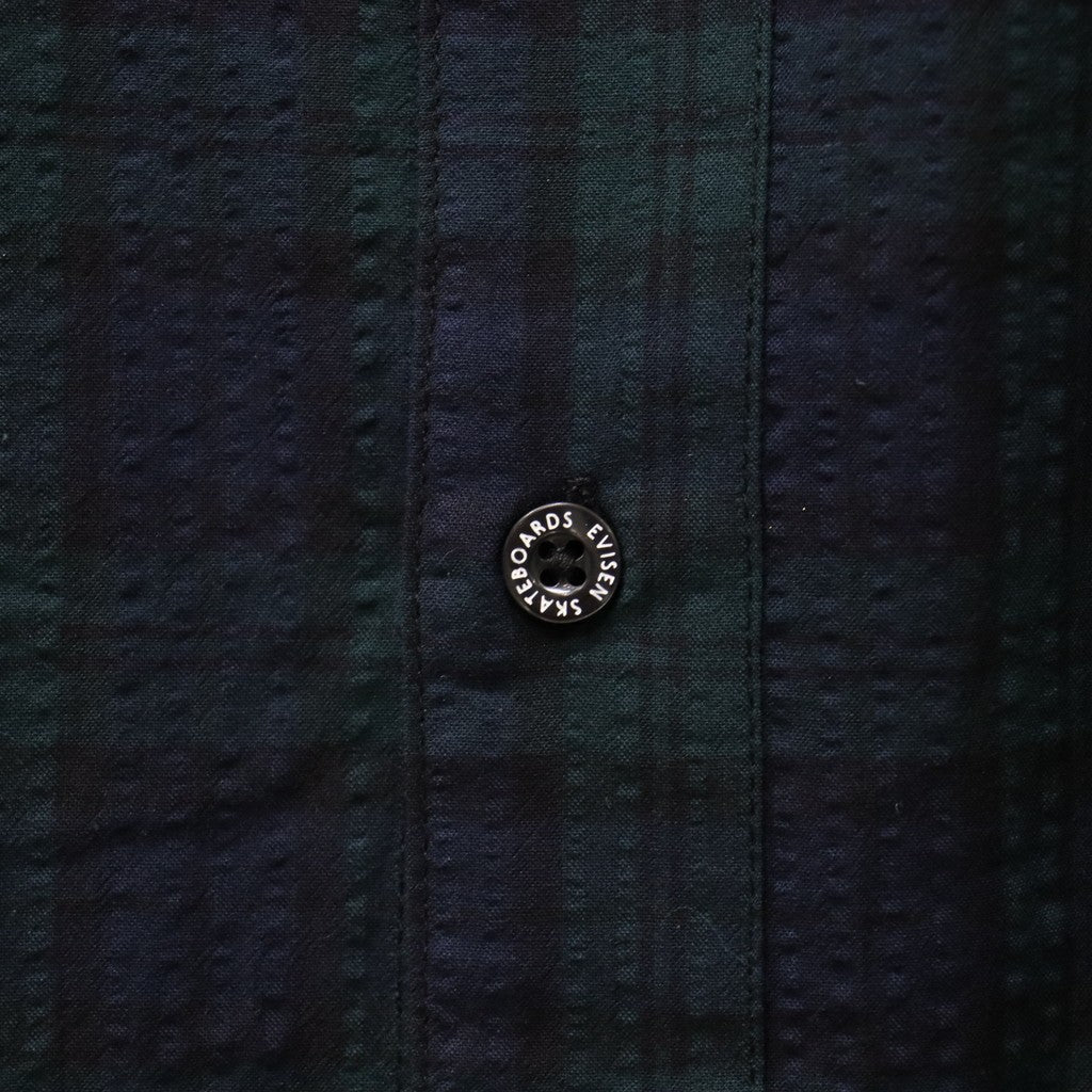 SEERSUCKER PLAID L/S SHIRT #GREEN [24SS-S01]