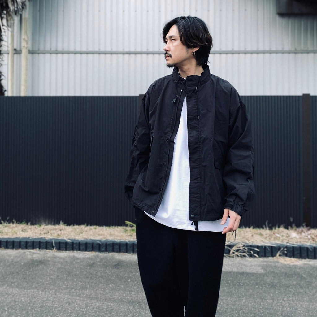 Stand Collar Jacket #Black [SD26S-JK05] - cocorozashi 三重県四日市