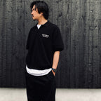 KNIT POLO SHIRT #BLACK [26SS-WMK-KN06]