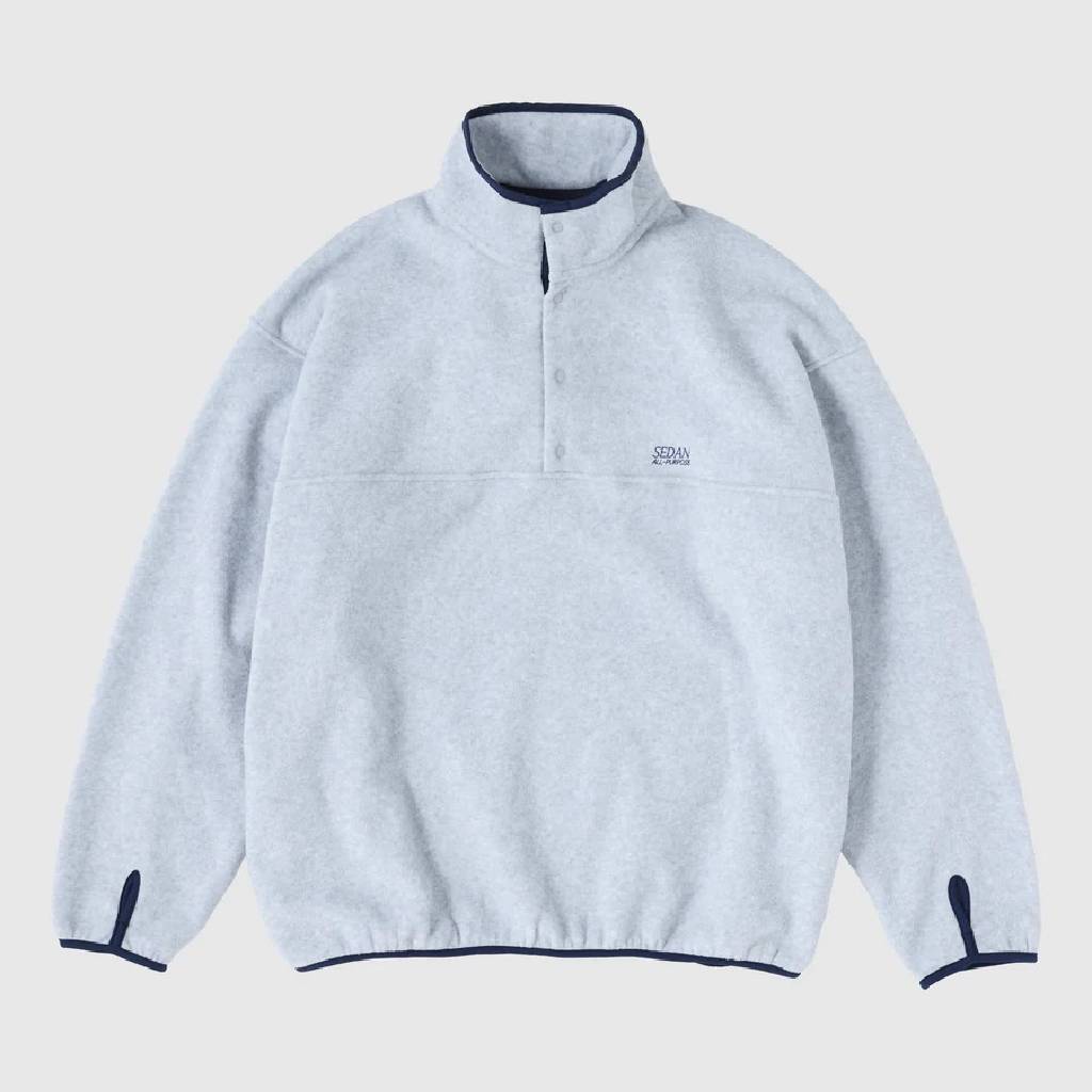 Fleece Snap Pullover #Ash [SD25F-CT11]
