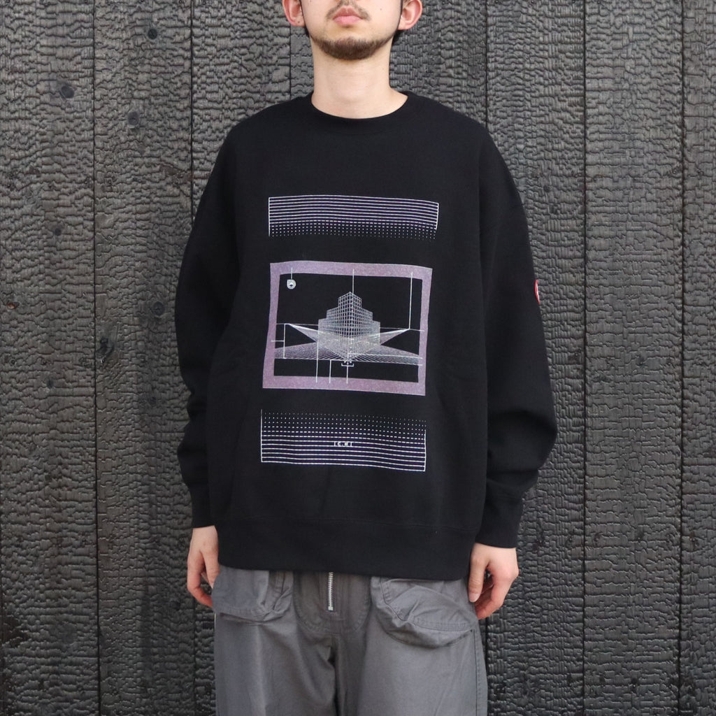 AS Cdisc2_1 CREW NECK #BLACK [CES29CS09]