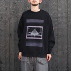 AS Cdisc2_1 CREW NECK #BLACK [CES29CS09]