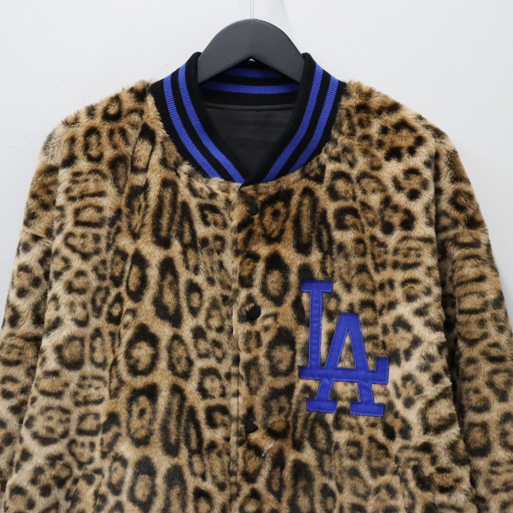 MLB | LA | REVERSIBLE VARSITY JACKET ( TYPE-2 ) #BLACK-BEIGE [MLB-WM-BL02]