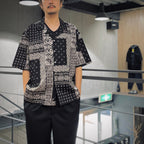 Tadanori Yokoo | Skull BANDANA S/S SHIRTS #BLACK [BV-SH2540110]