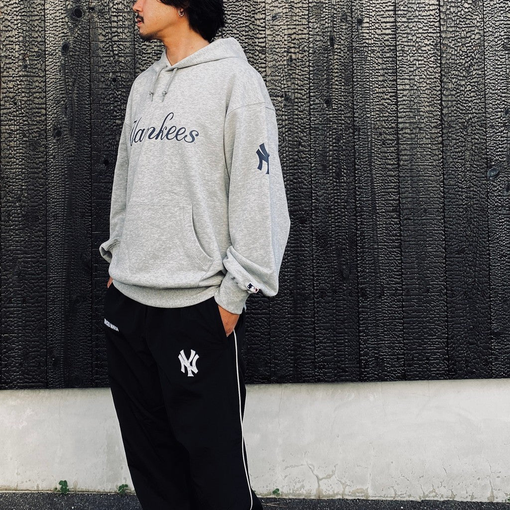 MLB | NY | HEAVY WEIGHT PULLOVER HOODED SWEAT SHIRT ( TYPE-1 ) #GRAY [MLB-WM-SS01]