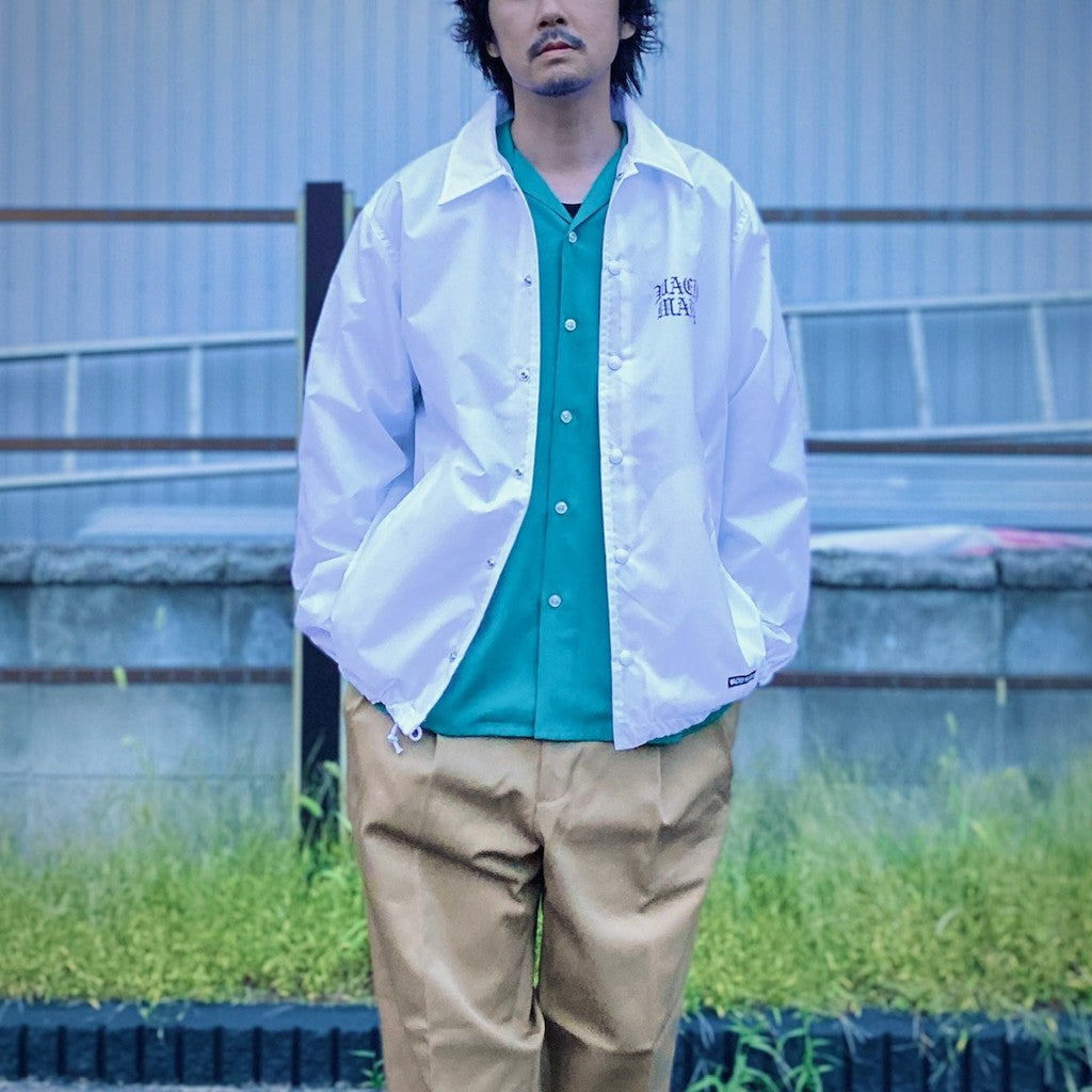 DEATH ROW RECORDS | COACH JACKET #WHITE [DEATHROW-WM-BL01]