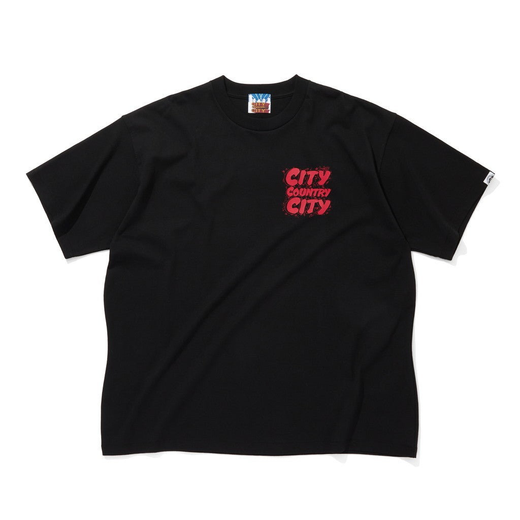 COTTON T-SHIRT_CCC DUB #BLACK [CCC-261T004]