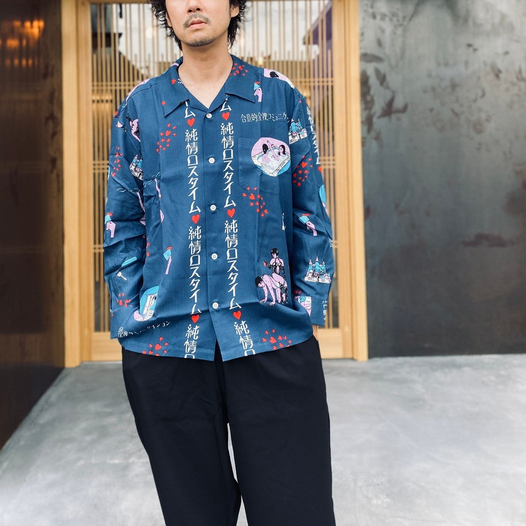 純情ロスタイム L/S #NAVY [AW25_AWA01-1]