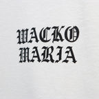 WASHED HEAVY WEIGHT CREW NECK LONG SLEEVE T-SHIRT ( TYPE-1 ) #WHITE/BLACK [26SSE-WMT-LT04]