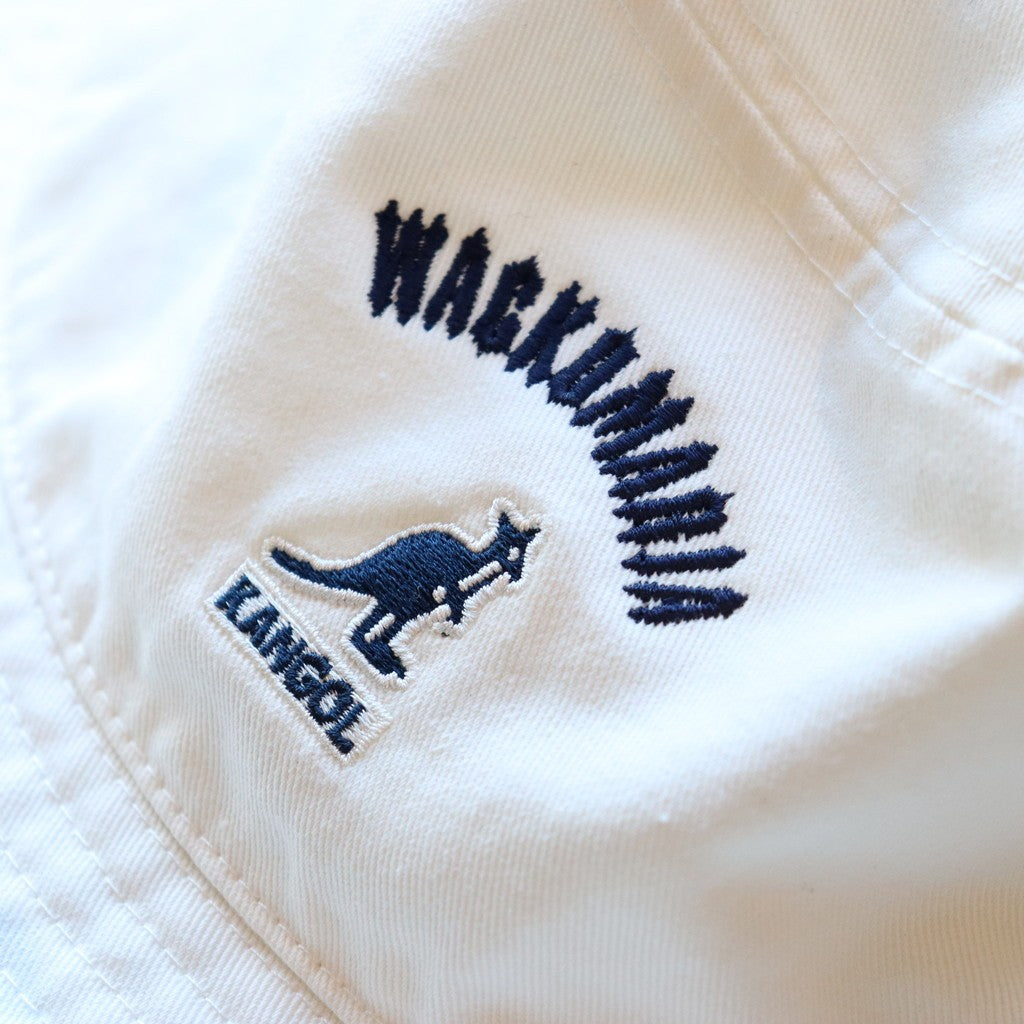 KANGOL | WASHED BUCKET #WHITE [26SS-WMA-HA01]
