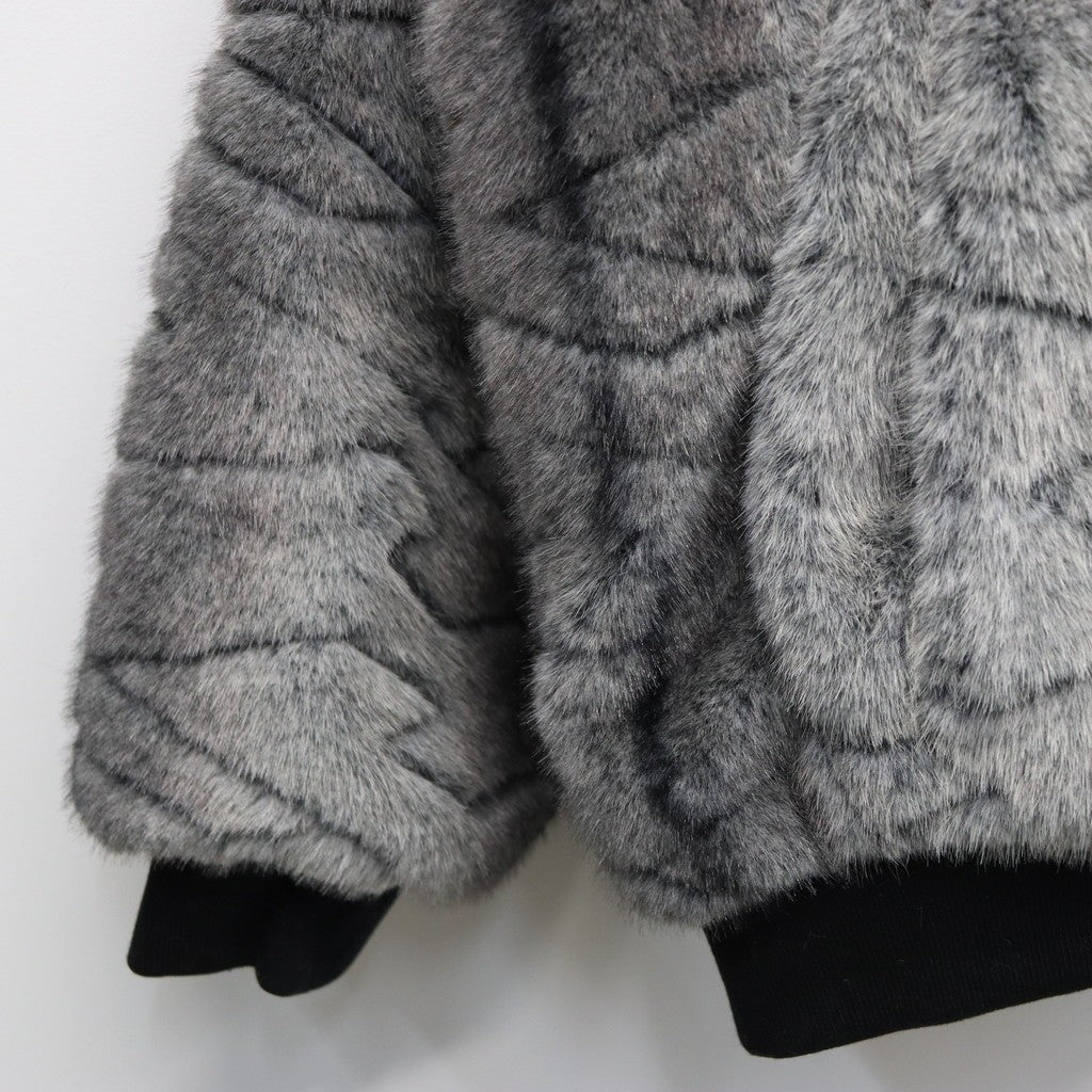 T QUILT FUR MA-1 #Black [FW25-JK04]