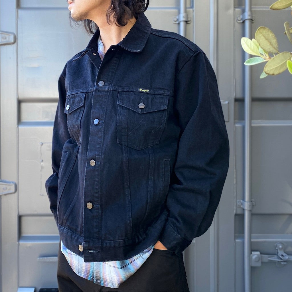 Wrangler | TRUCKER JACKET #BLACK [24SS-WMO-WG01]