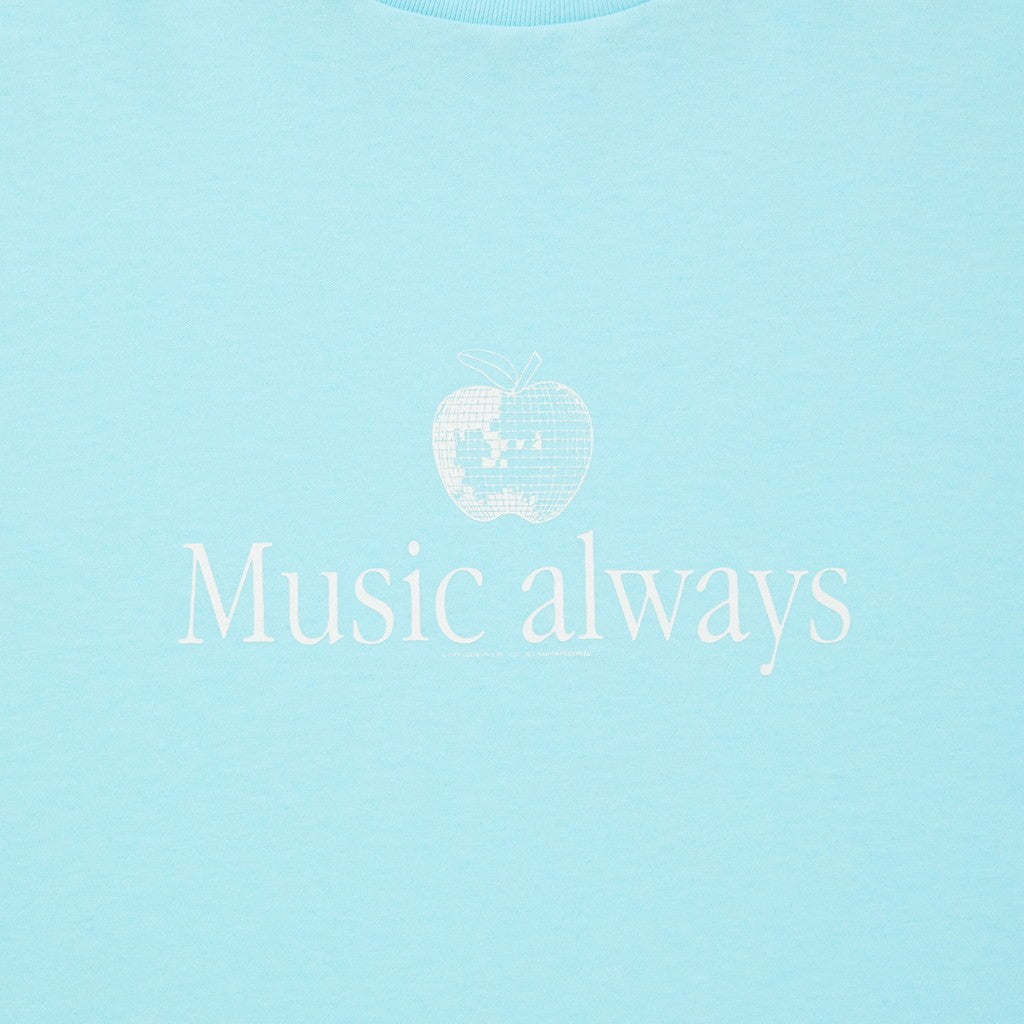 COTTON L/S T-SHIRT_Music always #BLUE [CCC-251T002]