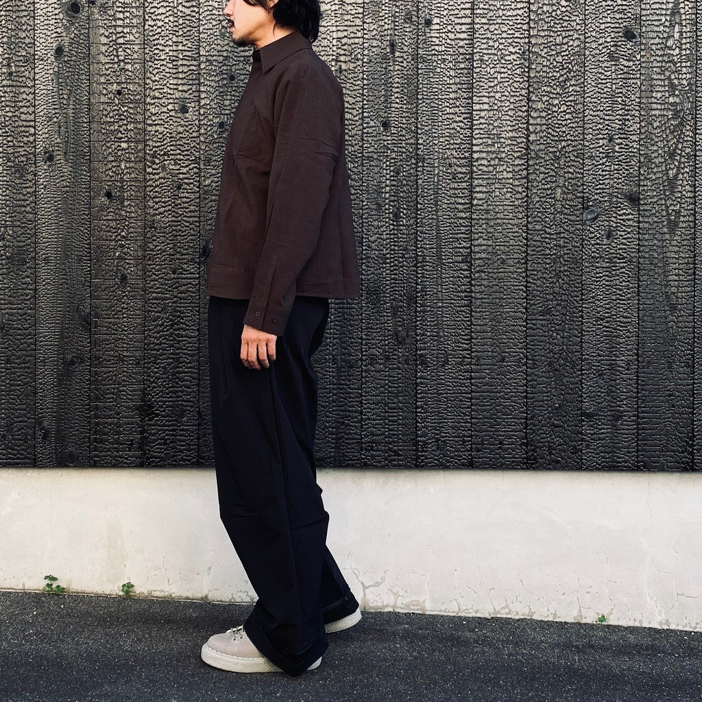 WX-P1 Zip-Extentsion Wide Trousers #Black [GOOPI-26SS-MAY-01]