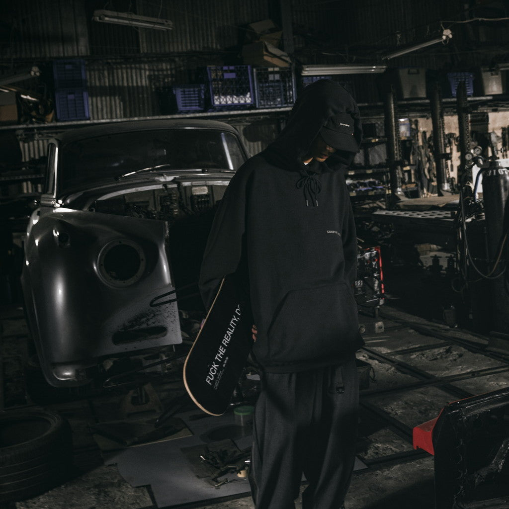 「G7-H1」陰影漆連帽衫#IRON [GOOPI-23AW-OCT-03]