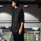 繩網長背心 #CHARCOAL [FSU10241U0001]