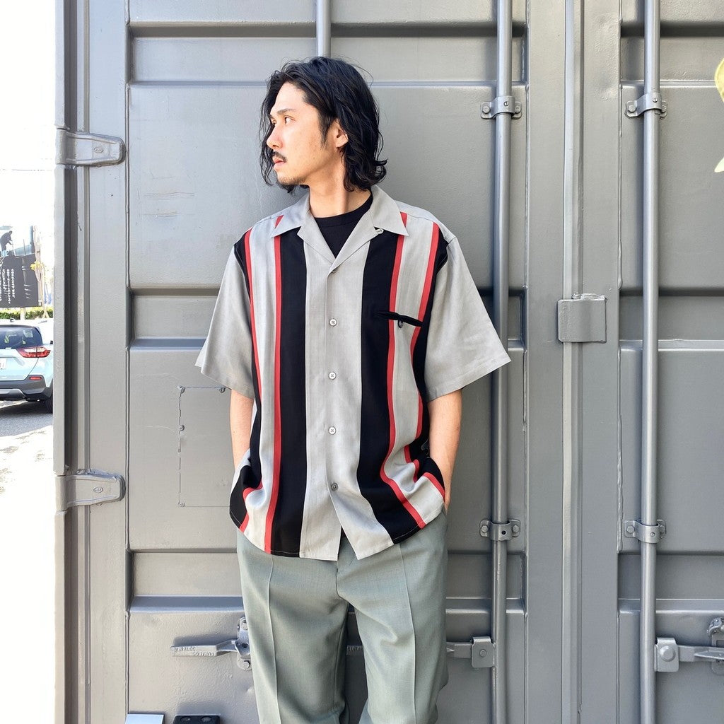 SWITCHING SHIRT S/S -TYPE 2- #GRAY [24SS-WMS-OC14]