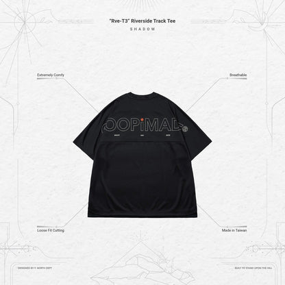 「Rve-T3」 Riverside Track Tee #SHADOW [GOOPI-24SS-MAY-02]