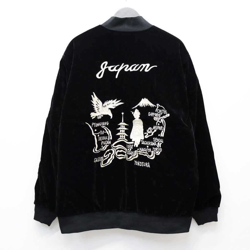 REVERSIBLE 「SKAJAN」 DOWN JACKET #BK×SILVER BGE [TAION-JK04JS]