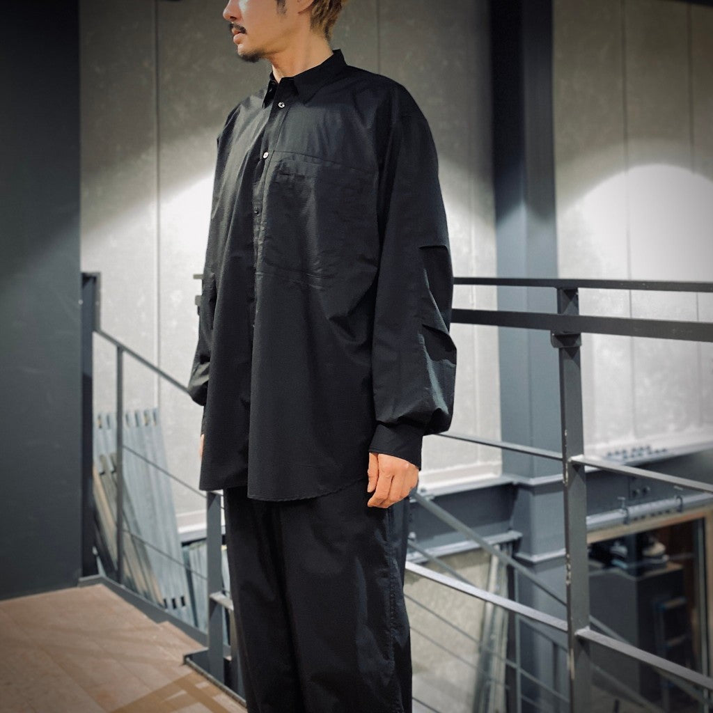 TECH TRAVEL SHIRT #BLACK [BE-64025] - cocorozashi 三重県四日市市の