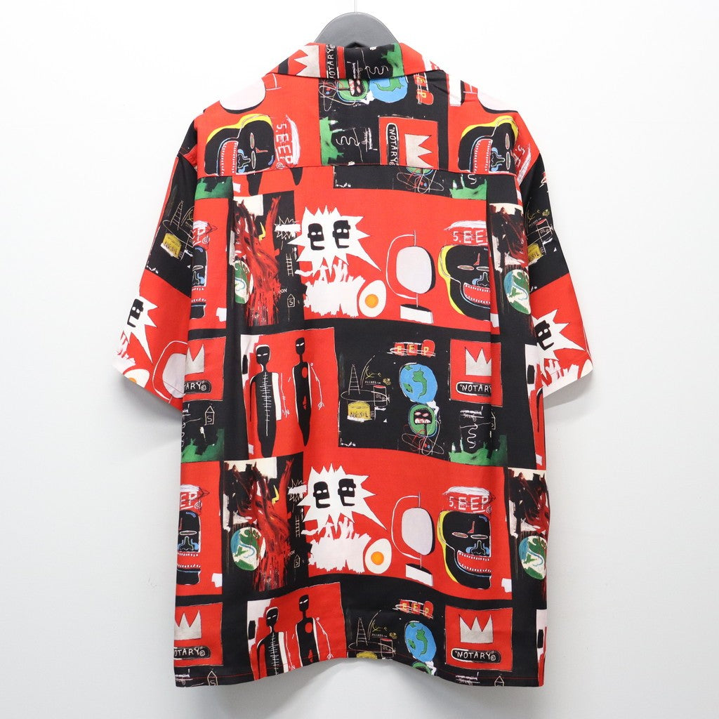 JEAN-MICHEL BASQUIAT | S/S HAWAIIAN SHIRT ( TYPE-2 ) #ONE [BASQUIAT-WM-HI26]