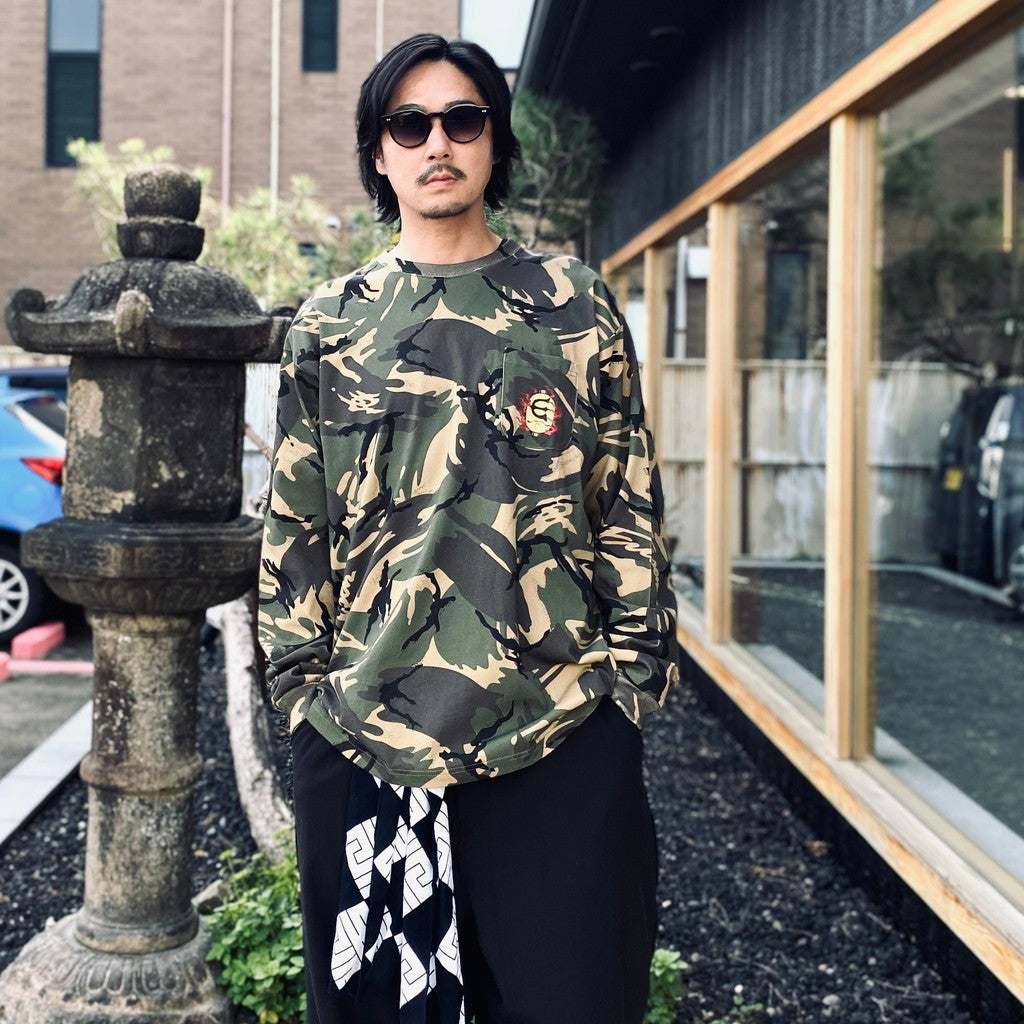 HYAKKI YAENZU LS TEE #Camo [26FW_T02]