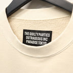 WASHED MIDDLE WEIGHT CREW NECK SWEAT SHIRT #IVORY [26SSE-WMC-SS03]