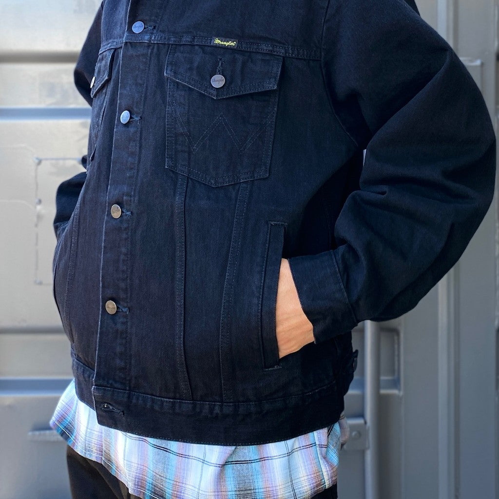 Wrangler | TRUCKER JACKET #BLACK [24SS-WMO-WG01]