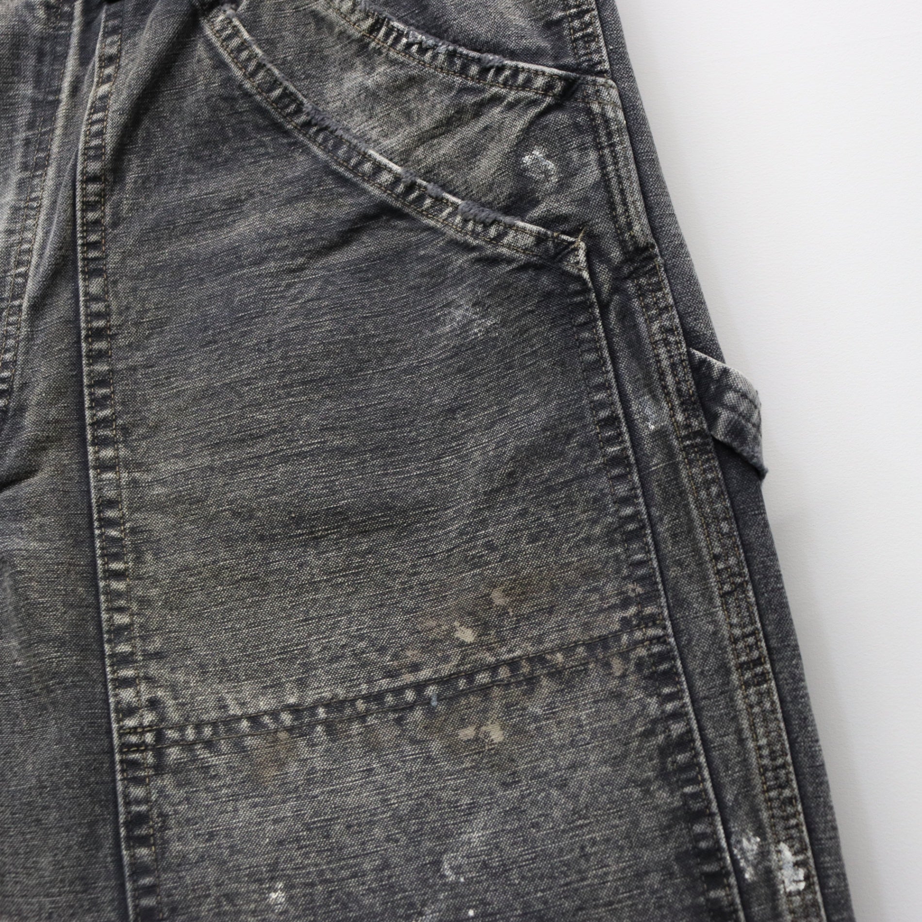 DUCK PAINTER PANTS AGED #AGED BLACK [BW252-DPP]