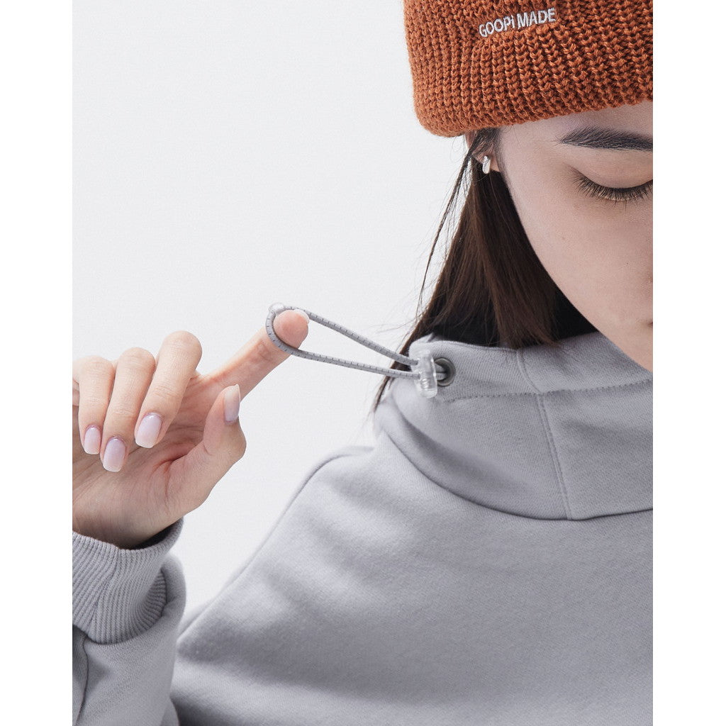 G7-S1「Anchorite」中 H 罩衫 #L-灰色 [GOOPI-23AW-JAN-02]