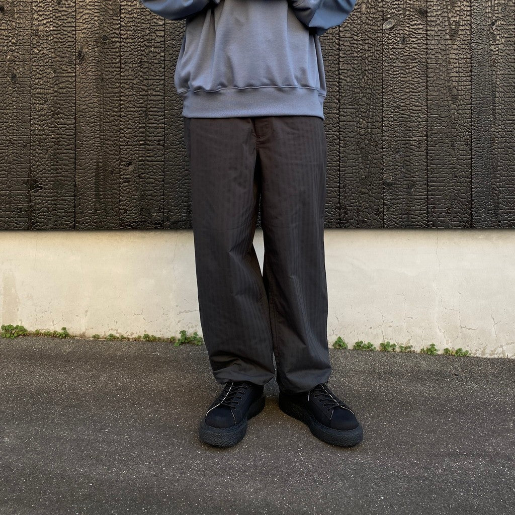 TECH EASY TROUSERS HERRINGBONE #CHARCOAL [BP-53026]