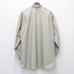 TECH REGULAR COLLAR SHIRT L/S STRIPE #LT.BROWN [BE-83026W]