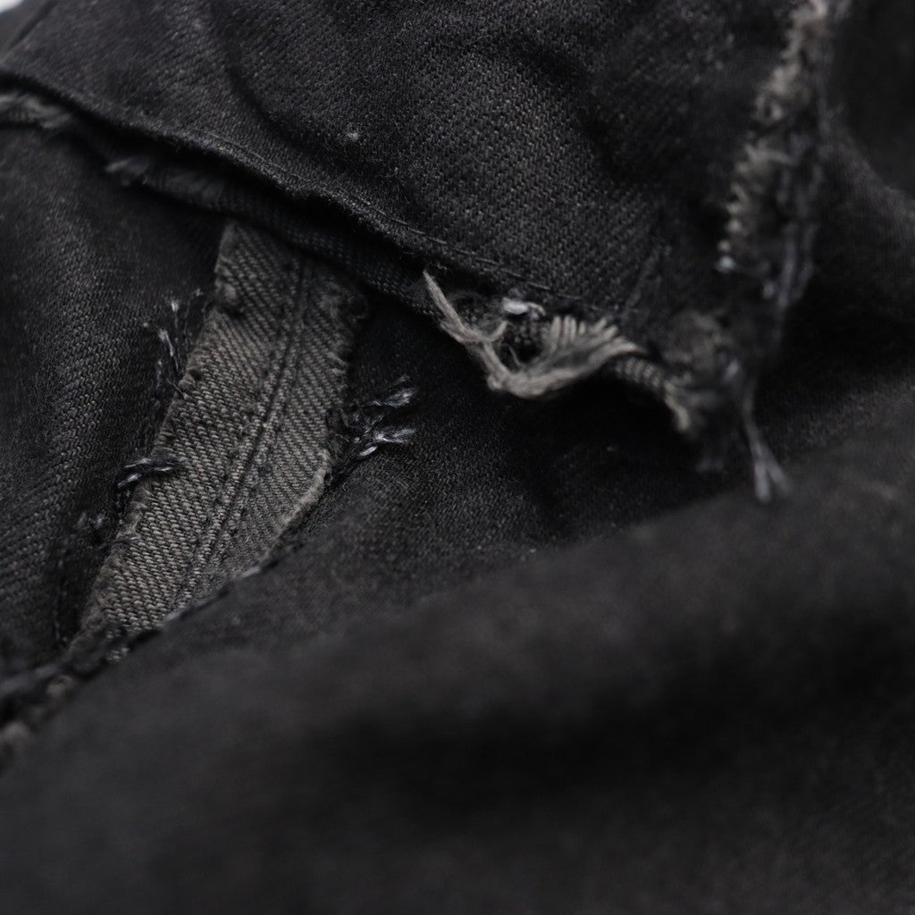 Slash Seam Twist Cargo Jeans (NOIR) #AGED BLACK [M-P1-PT21]