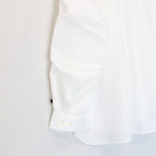 TECH REGULAR COLLAR SHIRT L/S #WHITE [BE-83025W]