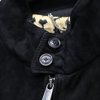 BARACUTA | G9 SUEDE LEATHER HARRINGTON JACKET #BLACK [25FW-WMO-BC01]