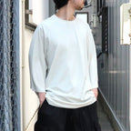CHIDRY 3/4 SLEEVE T-SHIRT #Ivory [SU26-T01]