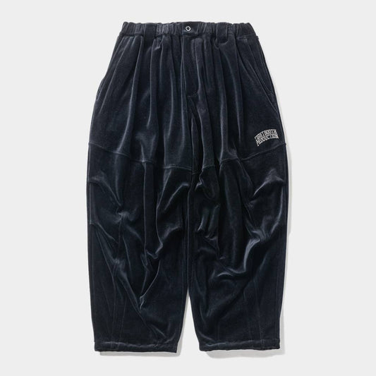 VELOUR BALLOON PANTS #BLACK [FW24-B07]