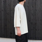 CHIDRY 3/4 SLEEVE T-SHIRT #Ivory [SU26-T01]