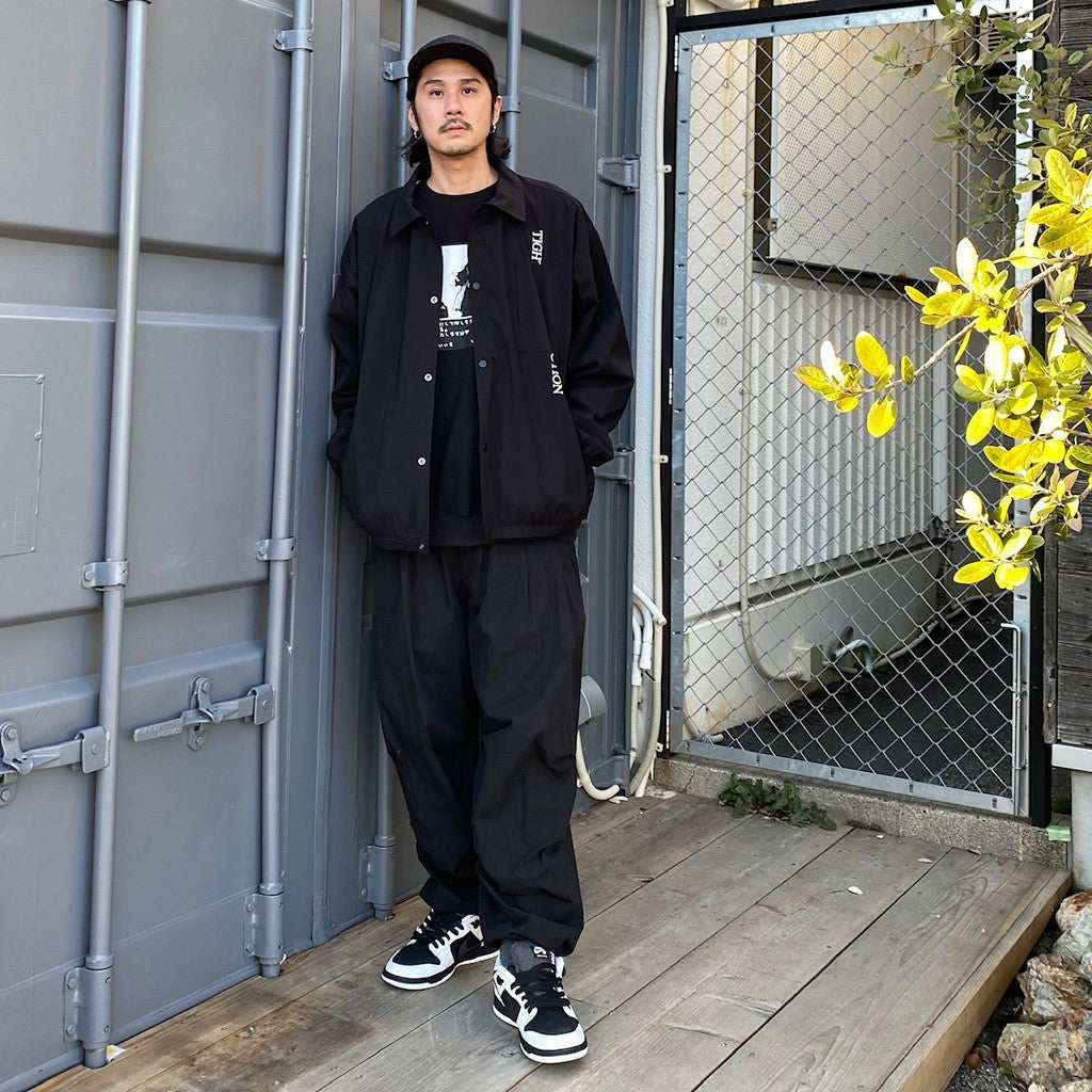 STRAIGHT UP COACH JKT #BLACK [SS24-JK07]