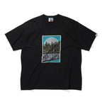 COTTON T-SHIRT_CITY LIGHTS #BLACK [CCC-261T003]