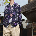 百鬼夜行 shirt L/S #Navy [BV-SH2600230]