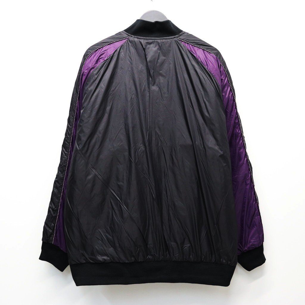 REVERSIBLE 「SKAJAN」 DOWN JACKET #BK×OFF / BK×D.PURPLE [TAION-JK04JS-N1]