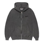 WASHED MIDDLE WEIGHT FULL ZIP HOODED SWEAT SHIRT #GRAY [26FWE-WMC-SS01]