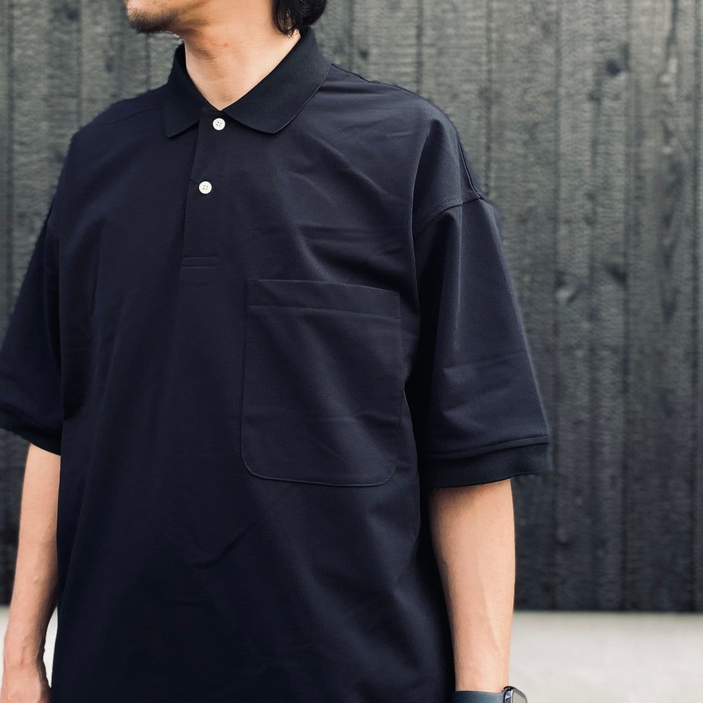 TECH POLO SHIRT S/S #BLACK [BE-37026]