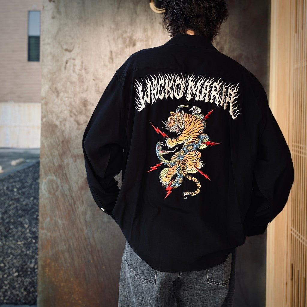 TIM LEHI | 50'S SHIRT L/S ( TYPE-1 ) #BLACK [25FW-WMS-OC11]