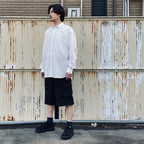 TWISTPOLYESTER WIDE SHORTS #BLACK [FST15261U0002]