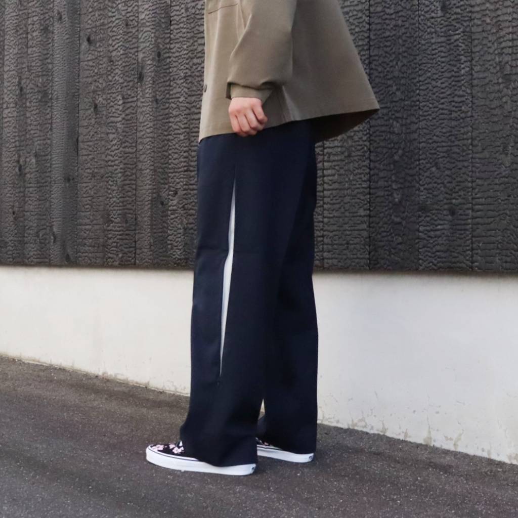 Ventilation Wide Slacks #Navy [SD26F-PT04]
